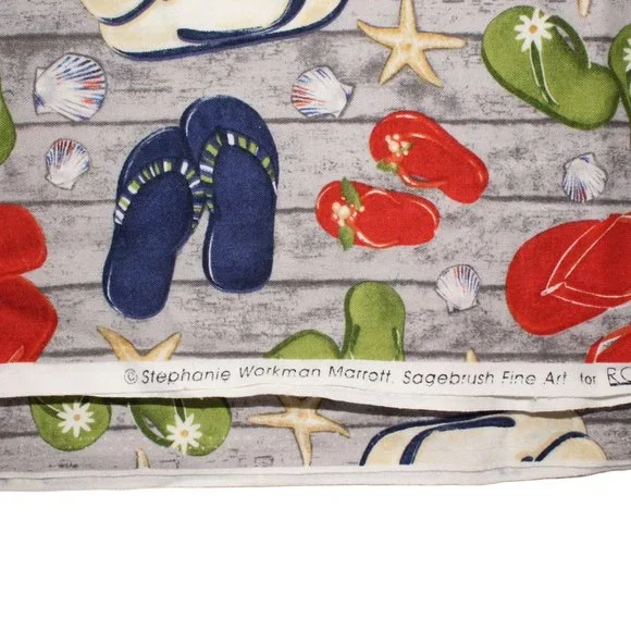 Robert Kaufman Sagebrush Fabric Stephanie 42"X23" Sea Shore Treasure #775 - Picture 4 of 6
